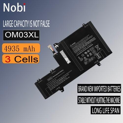 Nuobi OM03XL HSTNN-IB7O 863167-1B1 863280-855 Laptop Battery for HP EliteBook X360 1030 G2 HSN-I04C
