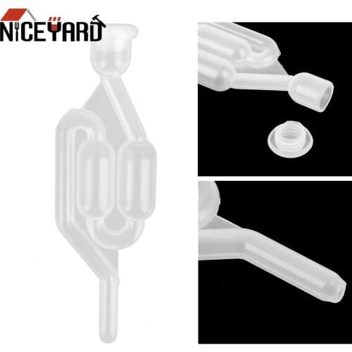 NICEYARD Check Valves for One-way Exhaust Brewed Beer Wine Tool Water-sealed Valve Plastic for Home Brewing Fermentation