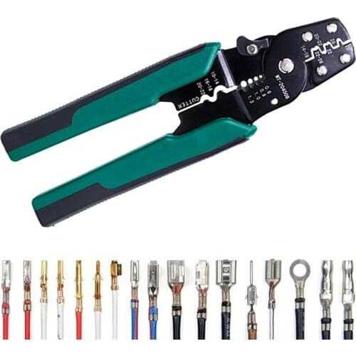 Crimper Crimping Pliers Wire Stripper Cutter Crimper Wire Tools Multifunctional Combination Pliers Household Repair Hand Tools