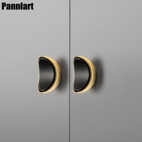 Pannlart 1 Pc Modern Mini Handle Gold Cabinet Knobs Drawer Handles Wardrobe Door Pull Star White Cloud Kid Room Furniture Handle