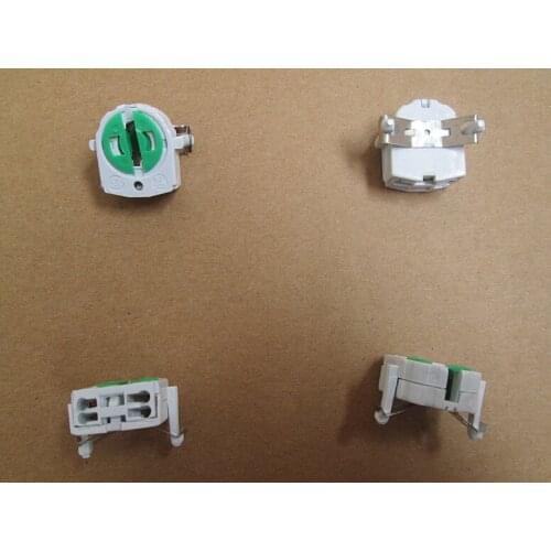 10pcs G5 T5 Lamp Bases Bulb Socket Lamp Holder With Metal Clip 25*19.5*9.6mm