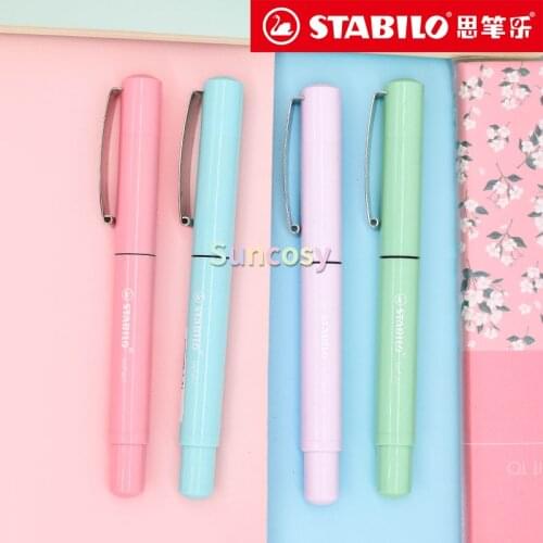 STABILO BeFab Calligraphy Fountain Pen ,Uni Colors, Soft, Non Slip Grip Zone,ideal for Both Right or Left Handers