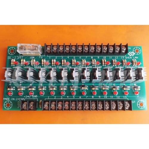 13 way PLC transistor release board PLC power board amplifier die casting machine output board
