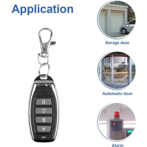 4 Channe 433MHZ Remote Control Car Garage Gate Door Opener Remote Control Duplicator Clone Cloning 433.92mhz Code Copy Kit