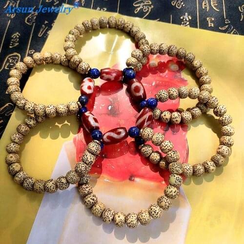 Tibetan Weathered Old Red Agate Beads money hook Green Tara Pattern DZI Beads Bodhi Bead Bracelet Free Shipping