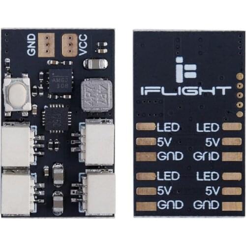 IFlight 25.3x19x5.5mm 2-6S LED Strip Smart Controller Board Module for DIY FPV Racing Drone Quadcopter spare part