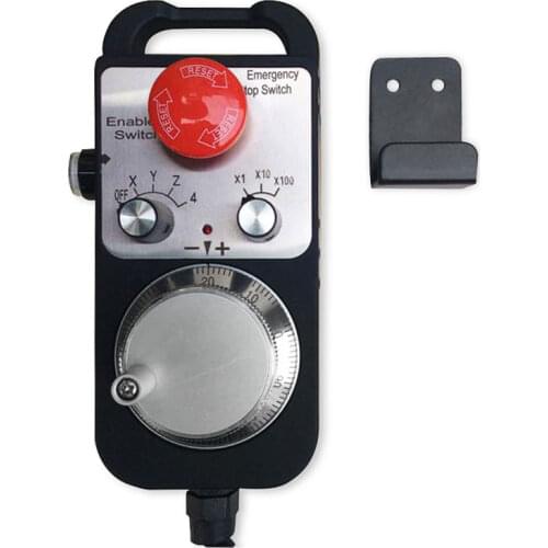 Universal CNC Router Hand Wheel 4 Axis MPG Pendant Handwheel Emergency Stop Siemens FAGOR GSK