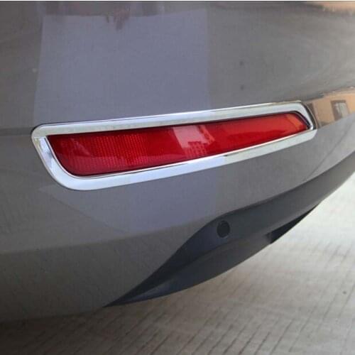 For Octavia A7 rear foglights cover body Chromium Styling decoration ABS material accessory products part 2015-2016