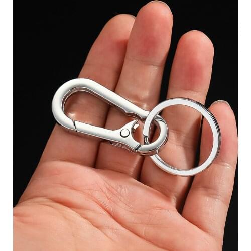 Hanger Hook Camp Clip Hang Clasp 3pcs Metal Clasps Key Chain Ring Holder Outdoor Camping Travel Snap Hook Buckles