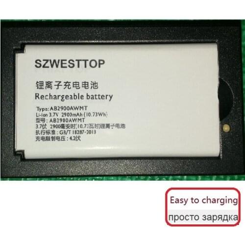 PHIXFTOP AB2900AWMC battery+Desktop for Xenium X1560 X1561 X5500 cellphone AB2900AWMT for philips CTX1560 CTX1561 CTX5500 phone