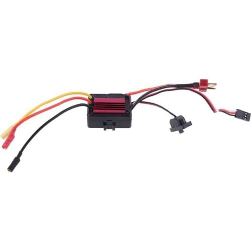 35A Sensorless brushless Motor Speed Controller ESC Waterproof 2-3S Li-po programmable for 1/14 1/16 RC Car