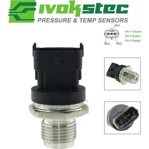 1800 Bar Fuel Rail Pressure Sensor Diesel For Chevy Chevrolet S10 Trailblazer 2.8 D Fiat Ducato 2.3 JTD 0281002937 55230978