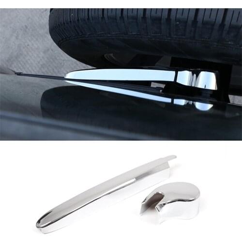 Chrome Trunk Rear Window Wiper Cover Trim For Land Rover Defender 90 110 2020-2022 Car Accessories
