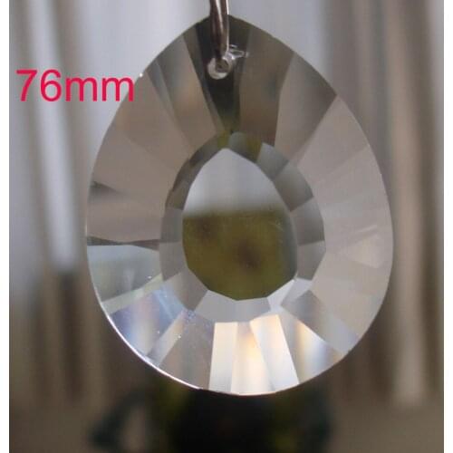 240pcs/lot 76mm hot sale Turtle piece shape crystal chandelier part pendant SUNCATCHER Crystal Chandelier Parts free shipping