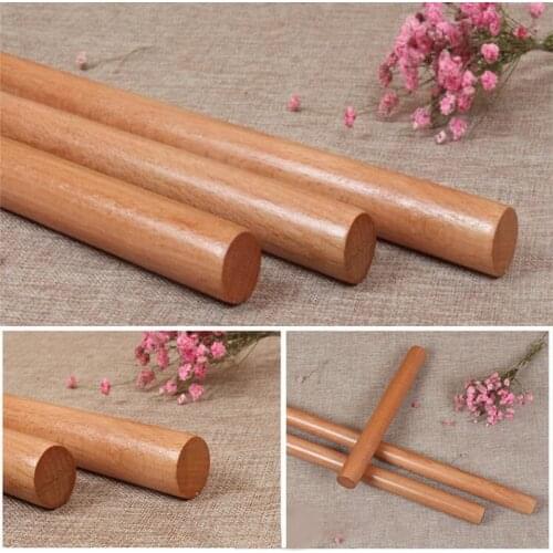 Solid Natural Wood Cooking Tools 3 Size Fondant Cake Decoration Rollers Dough Roller Kitchen Accessories Rolling Pin Portable