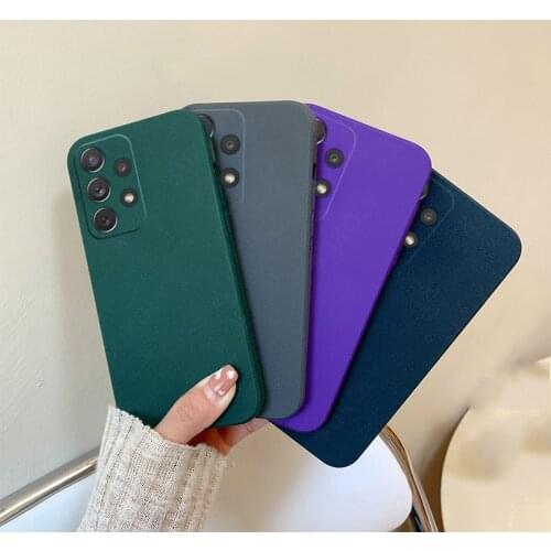 Matte Case For Samsung Galaxy A52 A72 A32 A22 5G S20 S21 FE Ultra-Thin Phone Case For Samsung A51 A71 A42 A02 A12 M51 Quantum 2