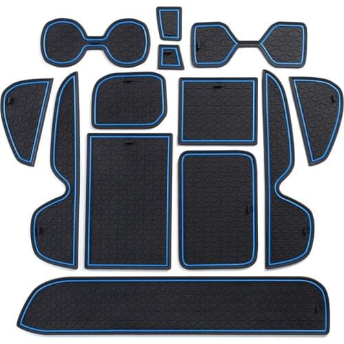 Anti-Slip Mat for Phone Gate Slot Mats Cup Rubber Pads Rug for Toyota RAV4 2019 2020 XA50 RAV 4 50 Car Stickers Accessories