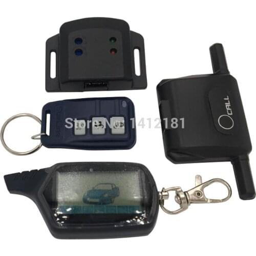 B9 Two Way LCD Remote + Ony Way Rmote Key + B9 Antenna Accessories For Russian Engine Start Starline B9 Two way car alarm system