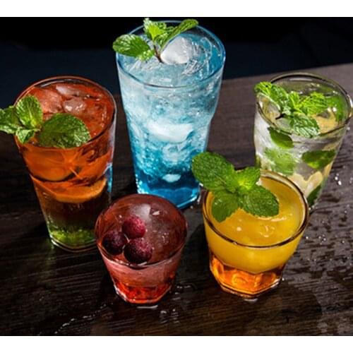 Glass Beverage Tumbler Juice Water Cups Transparent Drinking Cups Bar Beer Cup Party Restaurant Whisky Crystal Wine Glass