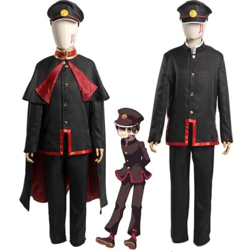 Anime Toilet-bound Jibaku Shounen Hanako-kun Hanako kun Yugi Amane Cloak Uniform Cosplay Costume