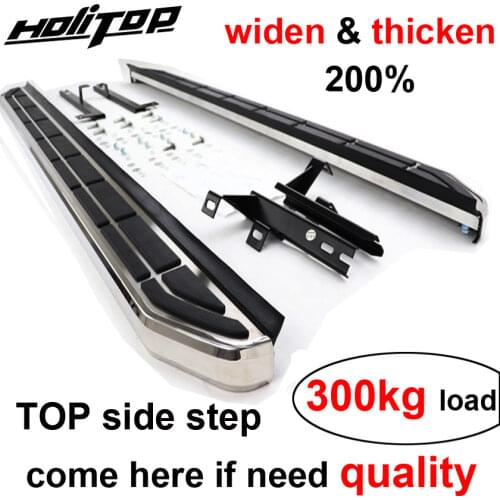 Thicken Running board Side Step sid Bar Pedals for Ford EDGE for Infiniti QX60 for Cadillac SRX XT5/NX200T, real High Quality