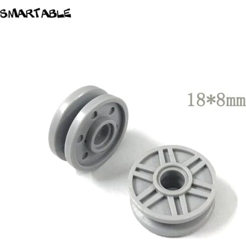 Smartable Technic Wedge Belt Wheel 18x8mm Building Block MOC Parts set Toys Compatible technic 13971/56902 20pcs/lot