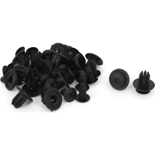 X Autohaux 16 Pcs Plastic Screw Rivet Retainer Fastener Bumper Pin Clips 10Mm