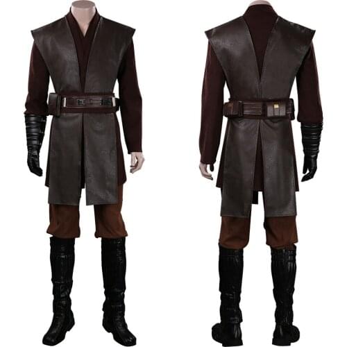 Star Anakin Skywalker Cosplay Costume Outfits Halloween Carnival Suit