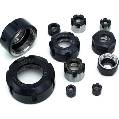 1pc CNC Collet Chuck Repair Parts High Speed Clamping Nut ER11 ER16 ER20 ER25