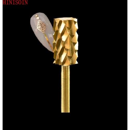 2pcs HIVISOIN Carbide Nail Drill Bit - Large Barrel Bit - 5XC(60010500)-Gold
