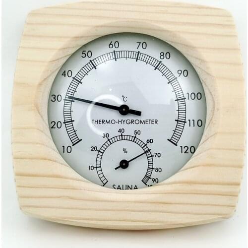 2-in-1 Thermo-Hygrometer Thermometer Hygrometer Sauna Room Steam Indoor Home Decor Accessories