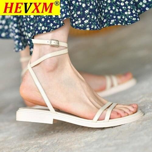 2021 Womens Sandals Fashionable and Versatile Simple Ankle Straps Trendy Temperament Literary Style Womens Sandals size 35-40
