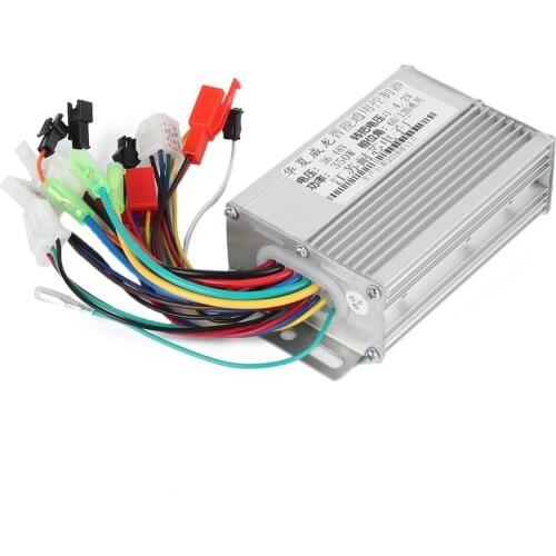 36V/48W 350W Waterproof Design Brush Speed Motor Controller for Electric Scooter Bicycle E-Bike Tricycle Controller