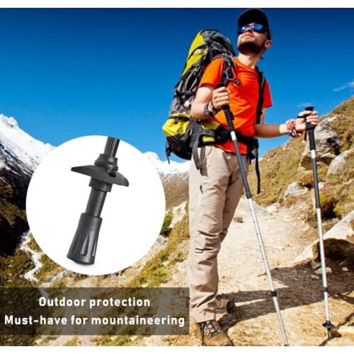 4pcs Nordic Walking Pole Trekking Pole Tip Protectors Rubber Pads High Quality Buffer Replacement Tips End for Hiking Stick