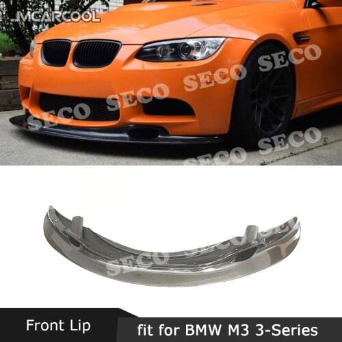 Carbon Fiber Front Lip Bumper Spoiler for BMW 3 Series E90 E92 E93 M3 Head Chin Protector 2009 - 2012 Car Styling