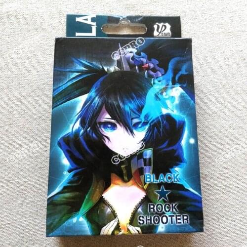 Anime Black Rock Shooter Poker Cards Kuroi Mato Cartoon bridge Cards Lovelive desk Cards playing Cards for Gift or Collection