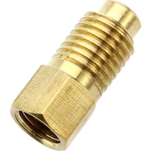 Car R134A Refrigerant Adapter 1/4 SAE to 1/2 ACME Vacuum Pump Adapter