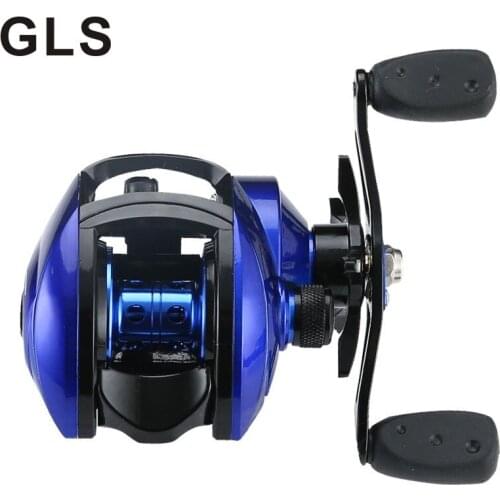 GLS brand shallow line cup 18BB water drop wheel metal anti-explosive line long shot bridge raft fishing reel