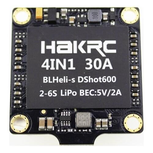HAKRC 30A 40A 4In1 50A 3-6S BLHeli_32 5V 3A BEC Dshot1200 Mini Size ESC for DIY Quadcopter FPV Racing Drone