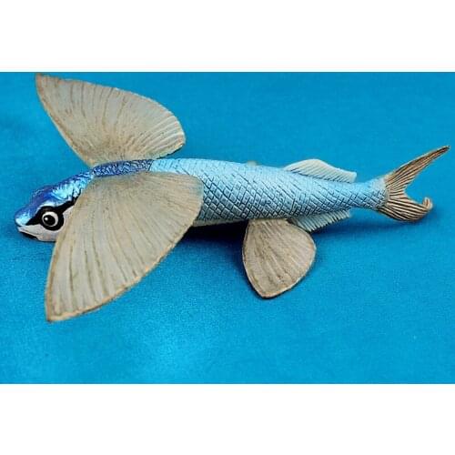 Simulated Aquarium Static Animal Flying Fish Model Marine Living Model for Children Best Christmas Gift