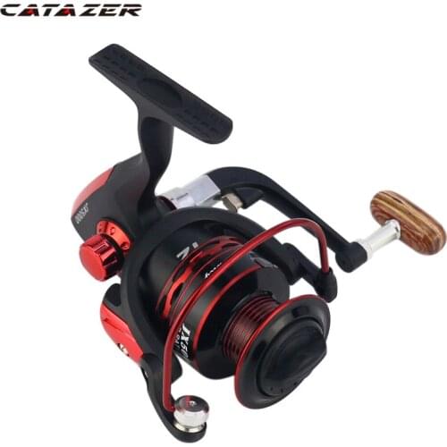 Catazer New Spinning Fishing Reel Metal Coil 12 Ball Bearing 1000-7000 Series 5.5:1 Spinning Reel Boat Rock Fishing Wheel reel