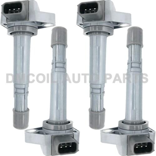 4 PCS IGNITION COIL FOR HONDA ACCORD VII FR-V CIVIC VII LEGEND IV STREAM 1.4 1.6L 1.7L 3.0L 3.5L (1998-) 30520PGKA01 30520PVFA01