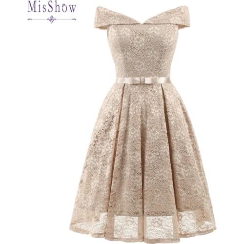 In Stock New Cocktail Dresses Floral Lace Retro Robe Vintage Rockabilly Plus Size Party Dress Prom Homecoming Dresses 2020