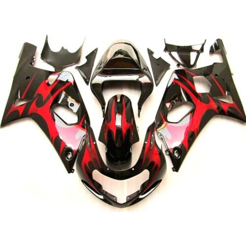 Brand new fairing kit for SUZUKI GSXR 600 750 2001 2002 2003, Red Black Blue Fairings GSXR600 GSXR750 01 02 03 PL115