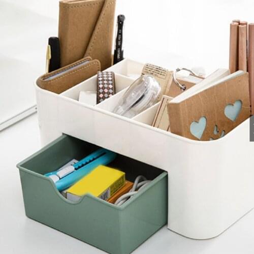 Sorting Box Cosmetic Storage Box Dressing Table Storage Box Desktop Plastic Stationery Skin Care Product Finishing Box