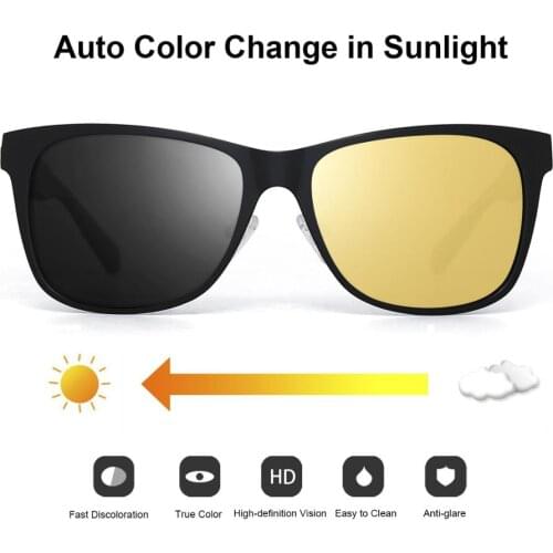 Men Leather Night Vision Glasses Polarized Yellow Lens Sunglasses Women Driving Night Vision Goggles For Car Vision Nocturna