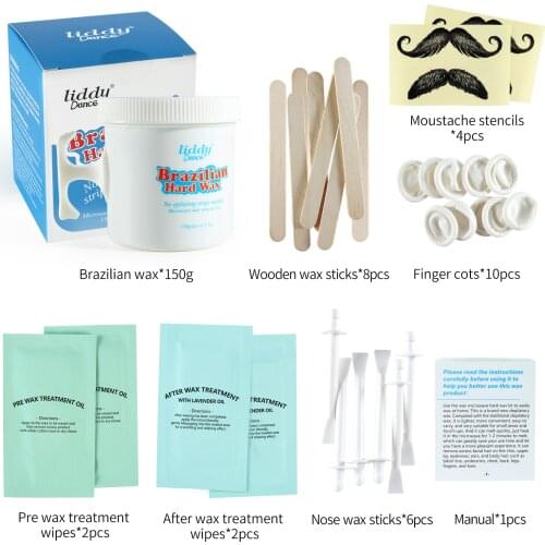 Microwave Wax Kit Microwave Wax Kit Low Temperature Free Paper Solid Hard Wax