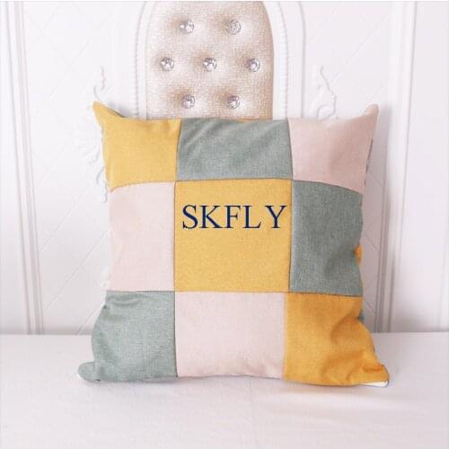 PL002A custom made patchwork unique line Cushion Cover Throw Pillow Case Sofa Living Room