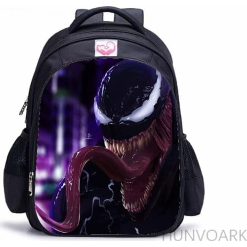16 Inch Venom Children School Bags Orthopedic Backpack Kids School Boys Girls Mochila Infantil Catoon Bags