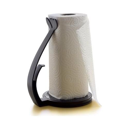 Tupperware Kitchen Utility Holder Paper Towel Holder Black Paper Towel Holder